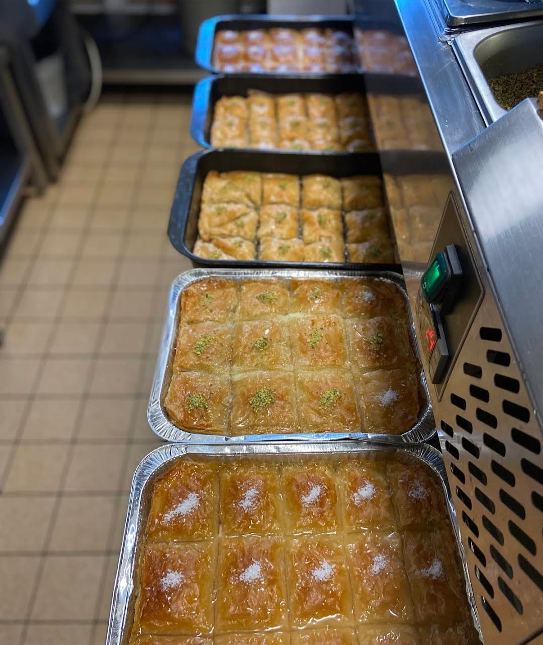 Hausgemachte Baklava-Auswahl